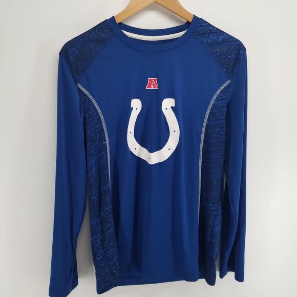 NFL Team Apparel Colts TX3 Cool long sleeve pullover shirt size M Unisex - Picture 1 of 4
